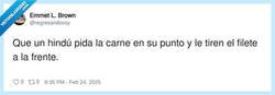 Enlace a Yo también soy de la carne al punto, por @regresandovoy