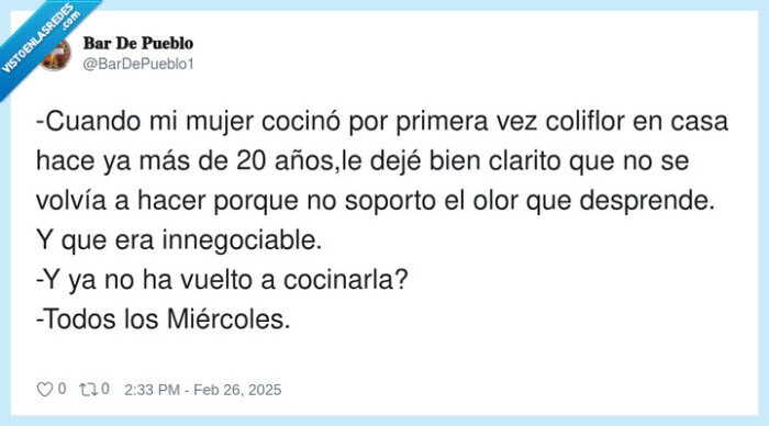 años,innegociable,coliflor,miércoles,cocinar