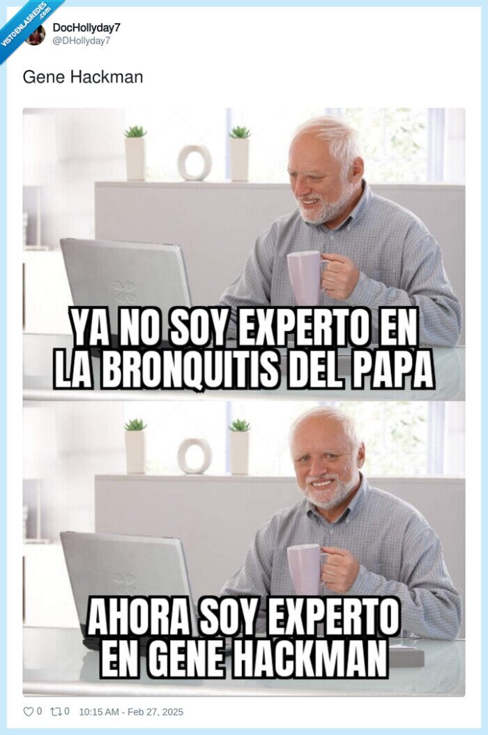 gene hackman,harold,dep