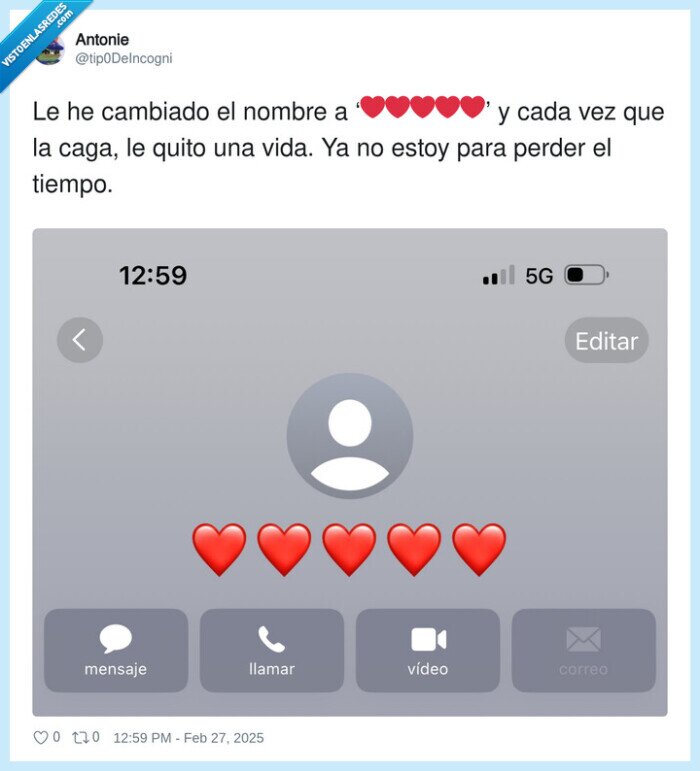 cambiado,nombre,perder tiempo,corazones