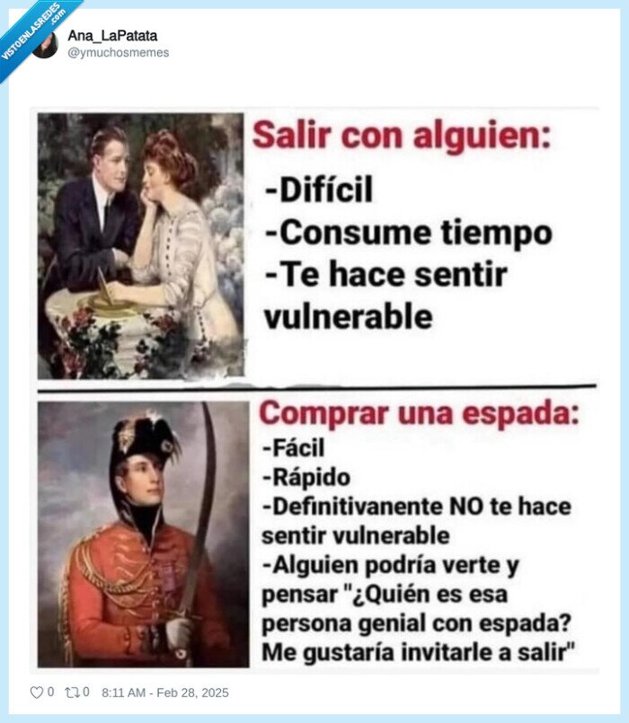 salir,espada,ventajas