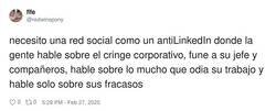 Enlace a Hay demasiado flipado en LinkedIn