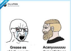 Enlace a Grease es un peliculón, quien diga lo contrario no tiene npi, por @ymuchosmemes