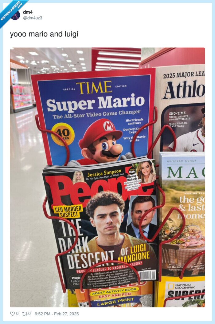 revistas,mario,luigi
