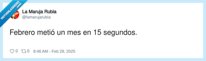 segundos,febrero,rapido,mes