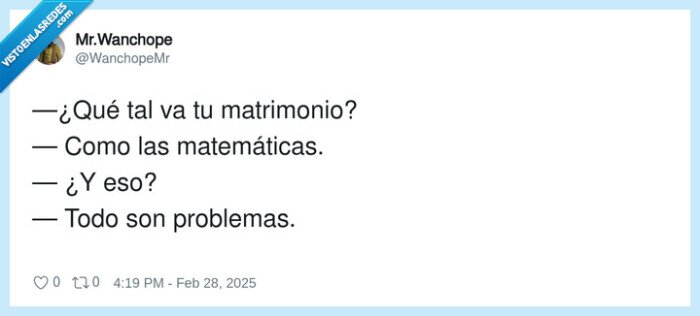 matemáticas,matrimonio,problemas