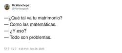Enlace a Todo son problemas, por @WanchopeMr