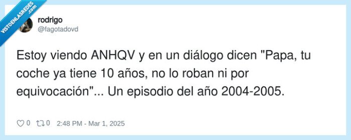 anhqv,diálogo,episodio,coche,viejo
