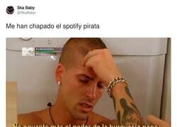 Enlace a Ahora mismo todos los que tenían el Spotify pirata, por @SkaBabyr