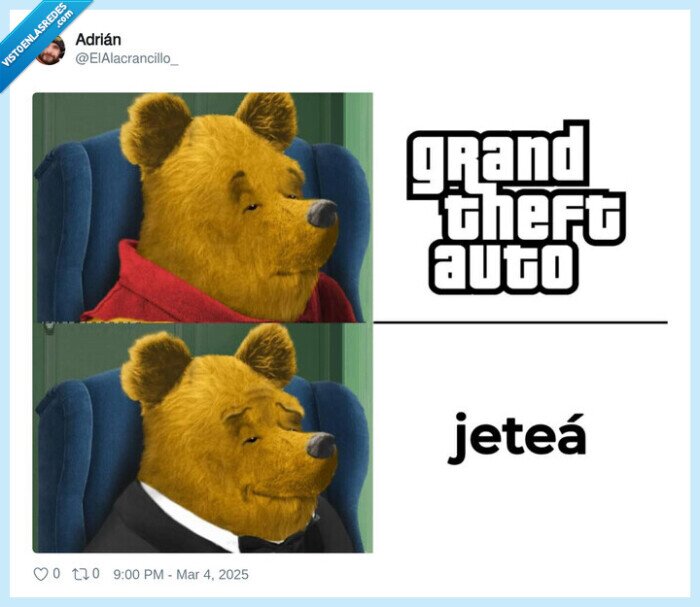 gta,grand theft auto,oso,winnie the pooh