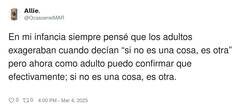Enlace a Si no es una cosa, es otra, por @OcasoenelMAR