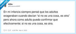 Enlace a Si no es una cosa, es otra, por @OcasoenelMAR