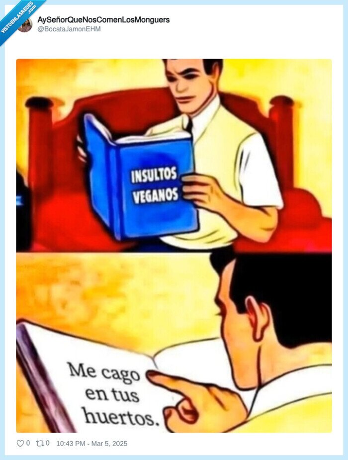 insulto,vegano,huertos