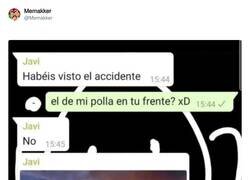 Enlace a ¿Qué accidente? por @Memakker