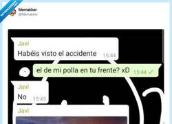 Enlace a ¿Qué accidente? por @Memakker