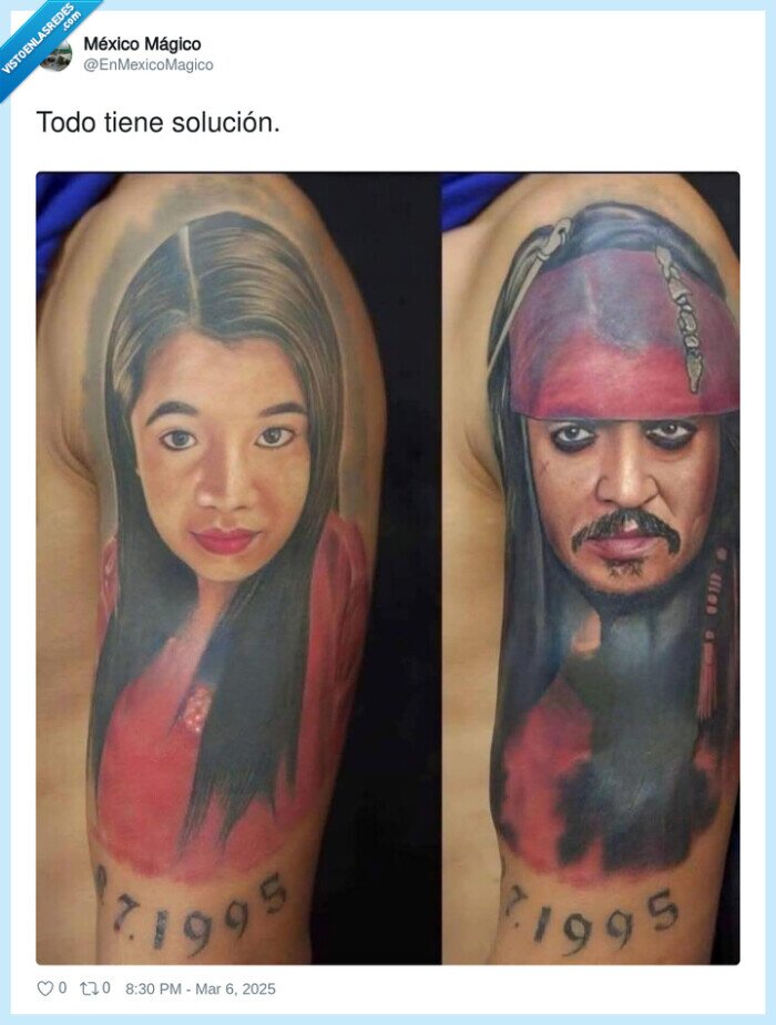 jack sparrow,tatuaje,arreglar,mujer,brazo