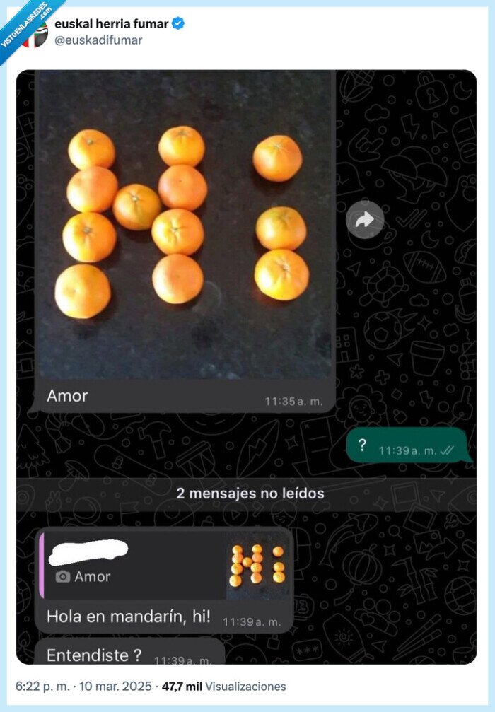 mandarinas,hola,saludar