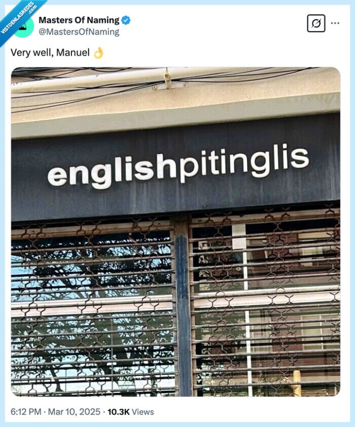 cartel,inglés,english pitinglis