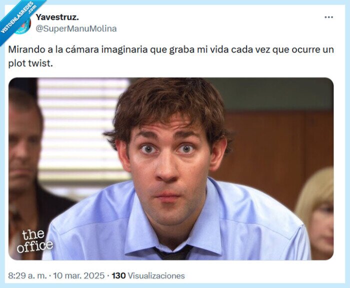 the office,cámara,vida,plot twist