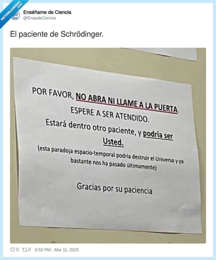 schrödinger,paciente,nota,medico