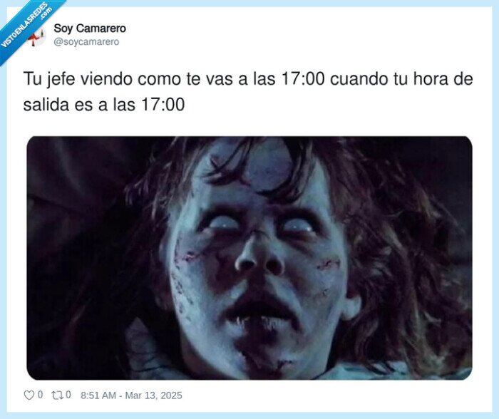 viendo,salida,jefe,hora