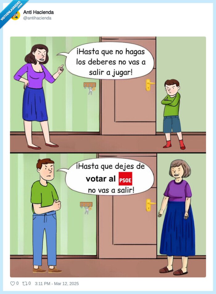 salir,niño,abuela,madre,vieja,psoe,votar