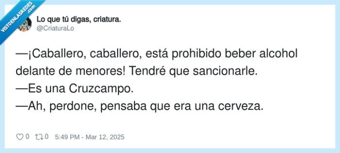 sancionar,prohibido,cruzcampo