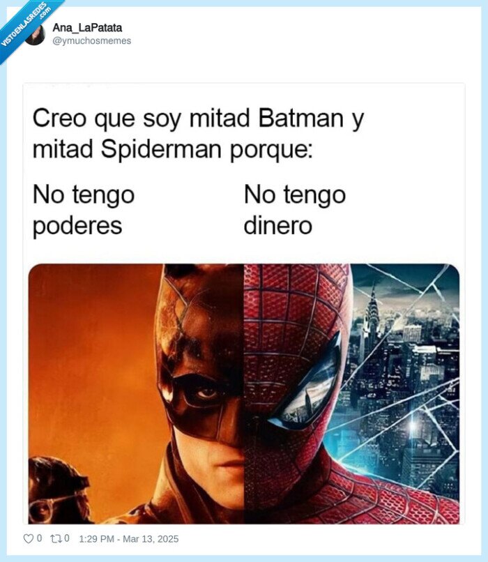 batman,spiderman,pobre,dinero,poderes