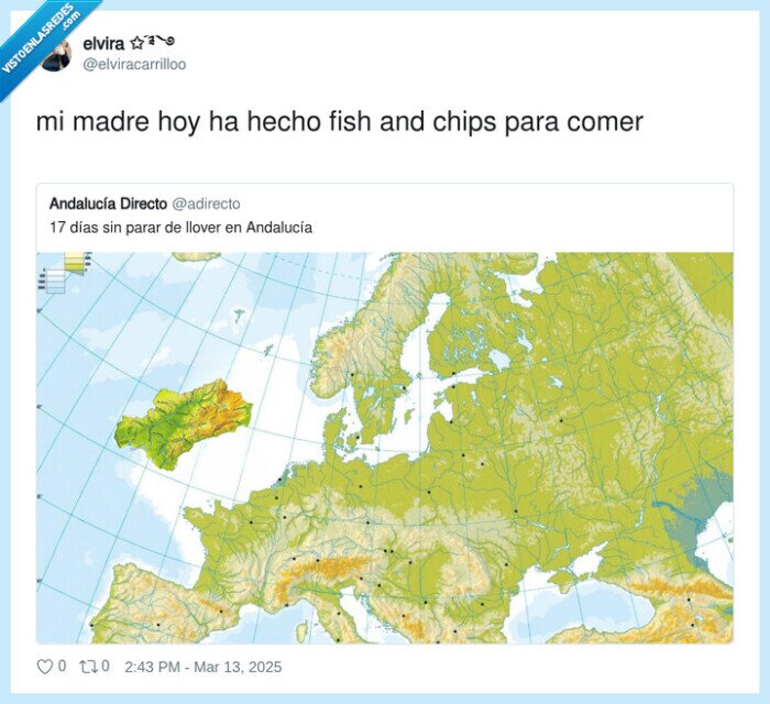 fish and chips,comer,lluvia,uk