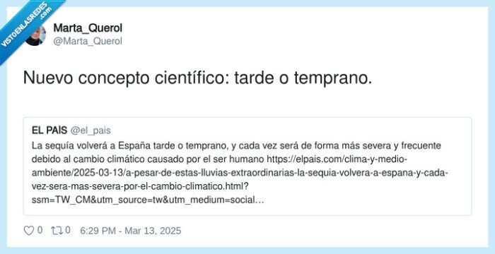 cambio climatico,sequia,tarde o temprano