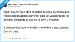 Enlace a Lo odio, por @SystemOfAClaun