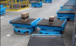 Enlace a Mientras tanto, vaciles entre robots que organizan pedidos de Amazon