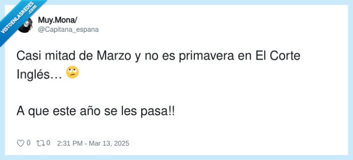 corte inglés,primavera,mitad,marzo