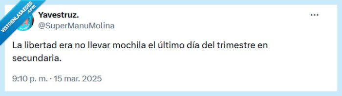 libertad,secudnaria,mochila,trimestre