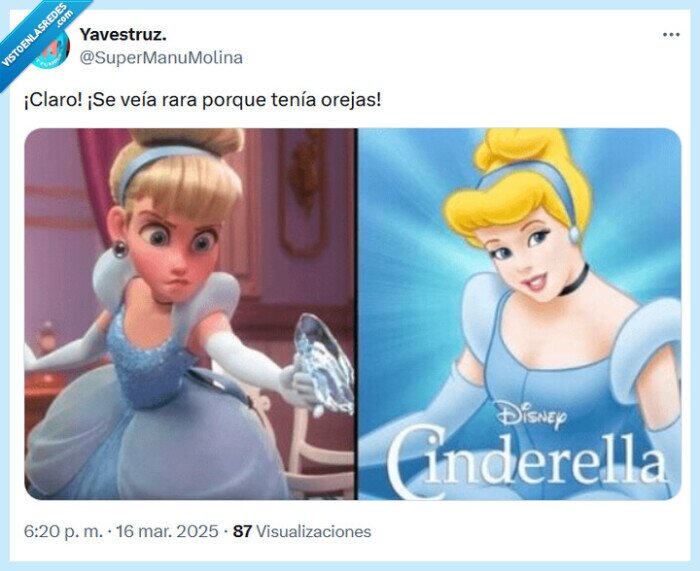 orejas,cenicienta,3d