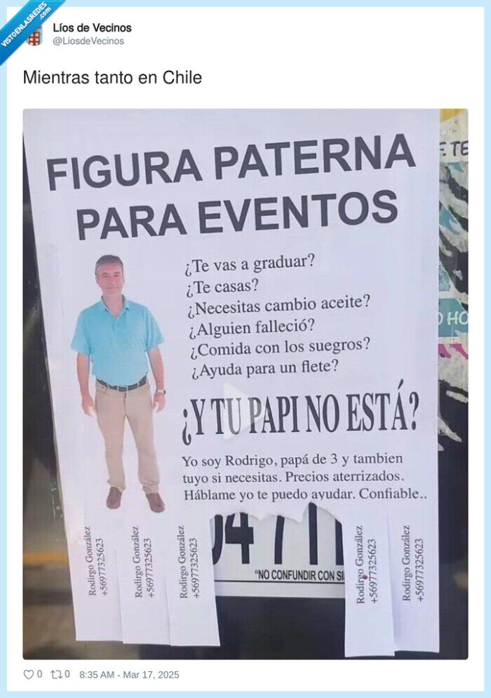 chile,alquiler,padre,eventos