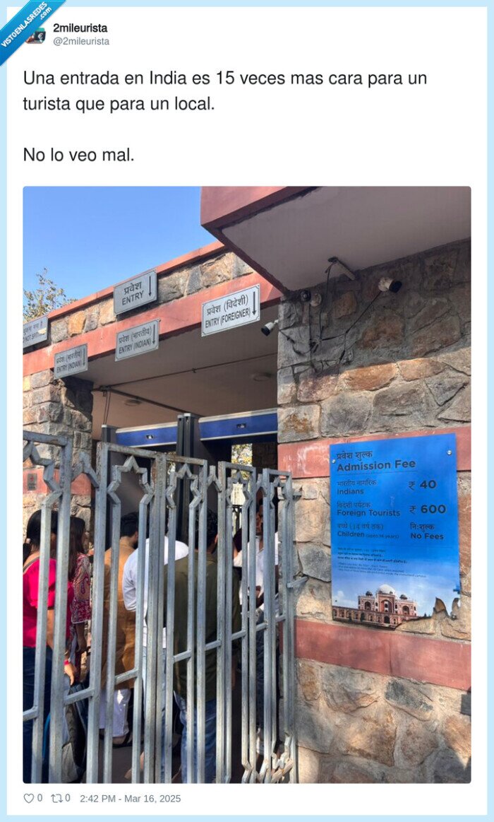 entrada,turista,india,local,cara