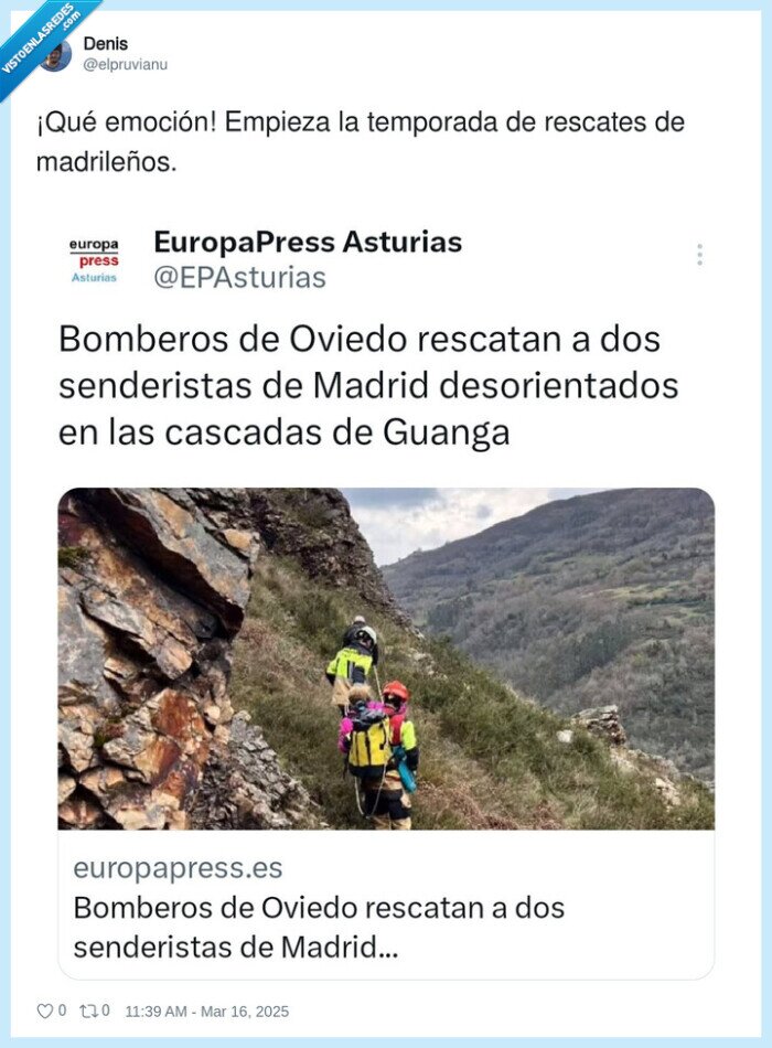 madrileños,temporada,emoción,rescates