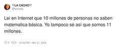 Enlace a 11 millones de tontos, por @sylvyala