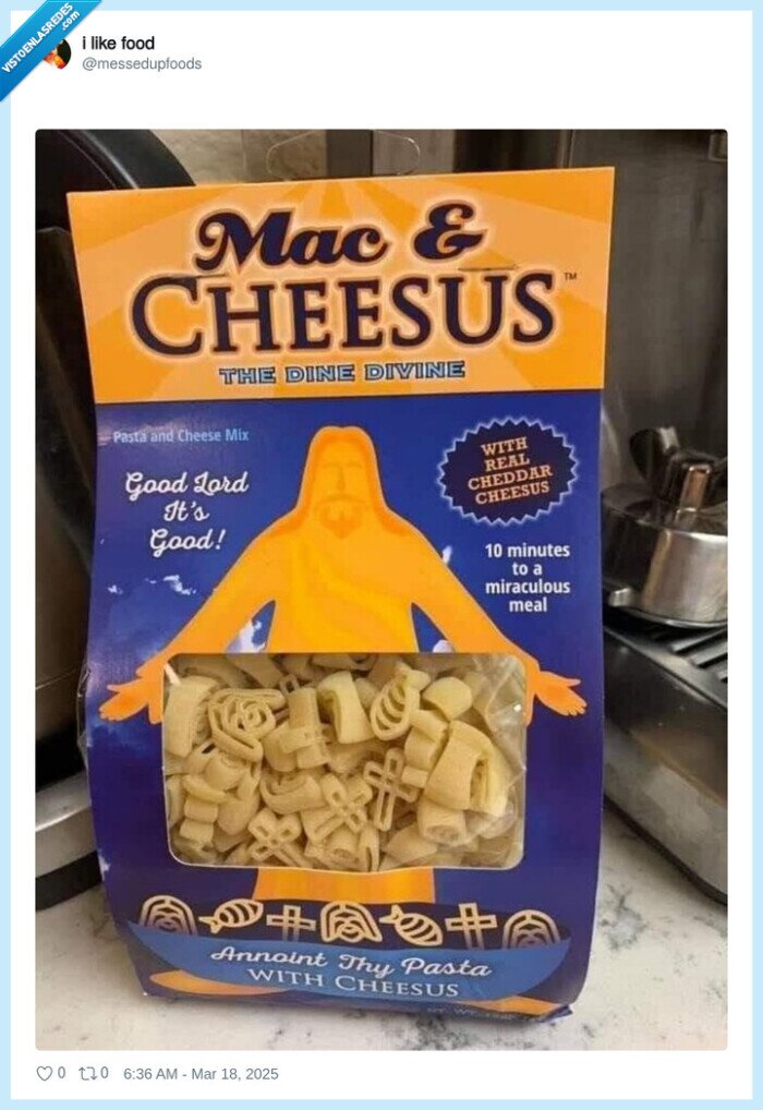 mac and cheese,jesus,cheesus