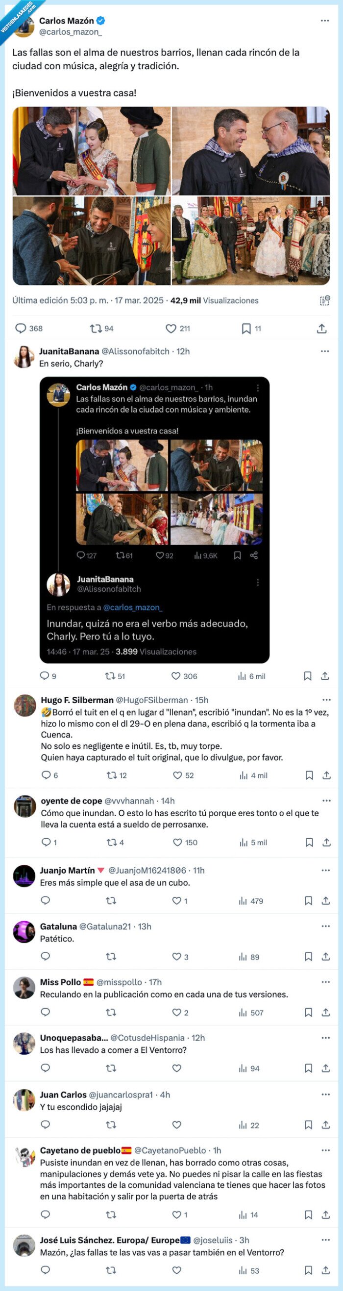 inundar,tweet,mazon,valencia,fallas