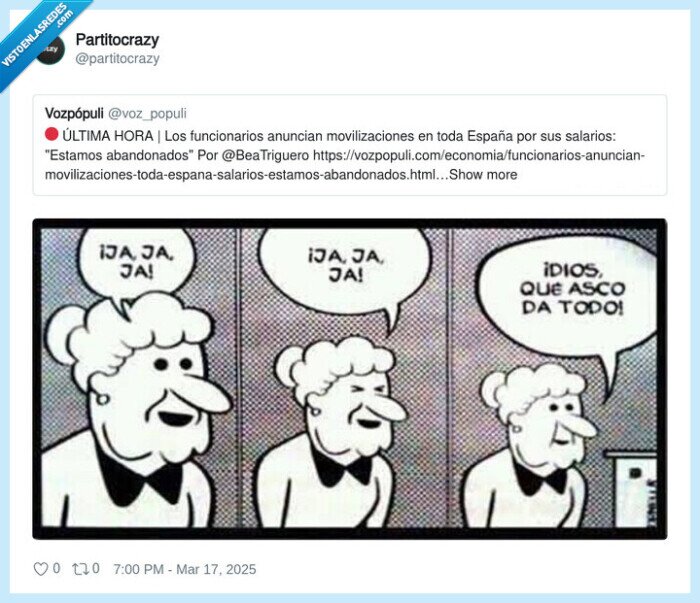 funcionarios,huelga,salarios,timo