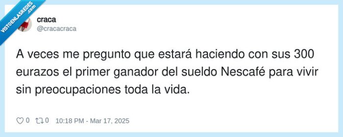 sueldo,dinero,premio,nescafé,ganador