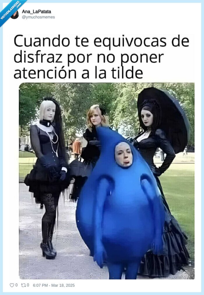 disfraz,tilde,gotica