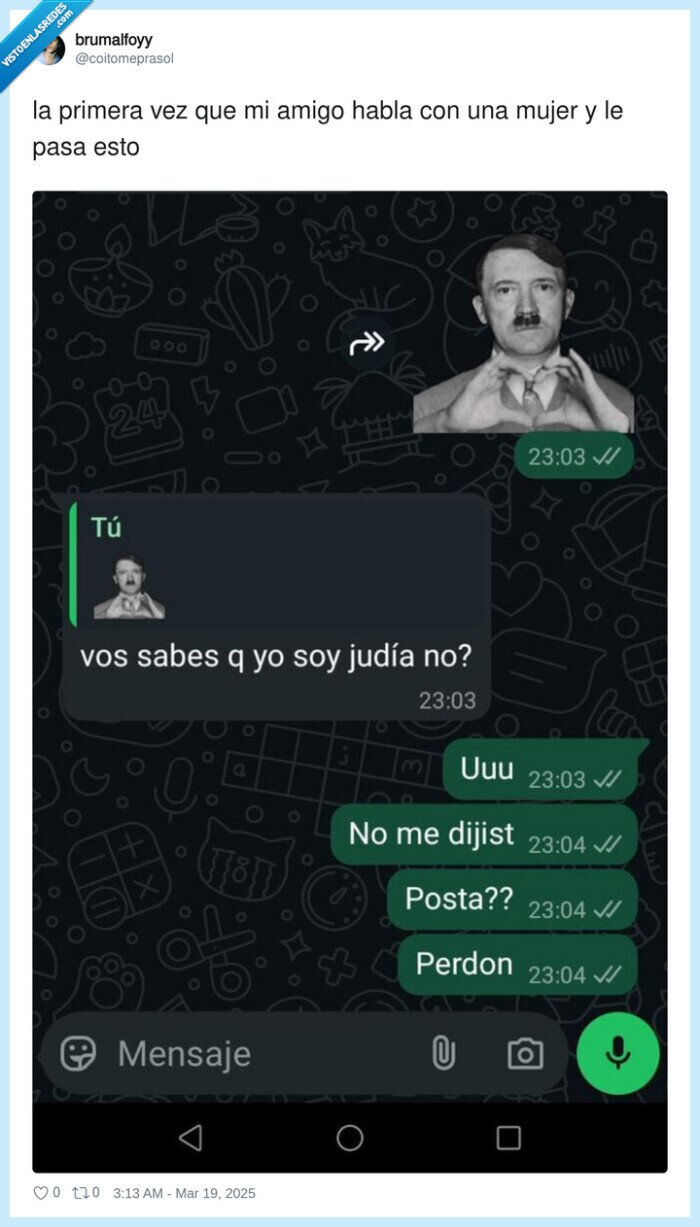 ligar,whatsapp,hit ler,judia