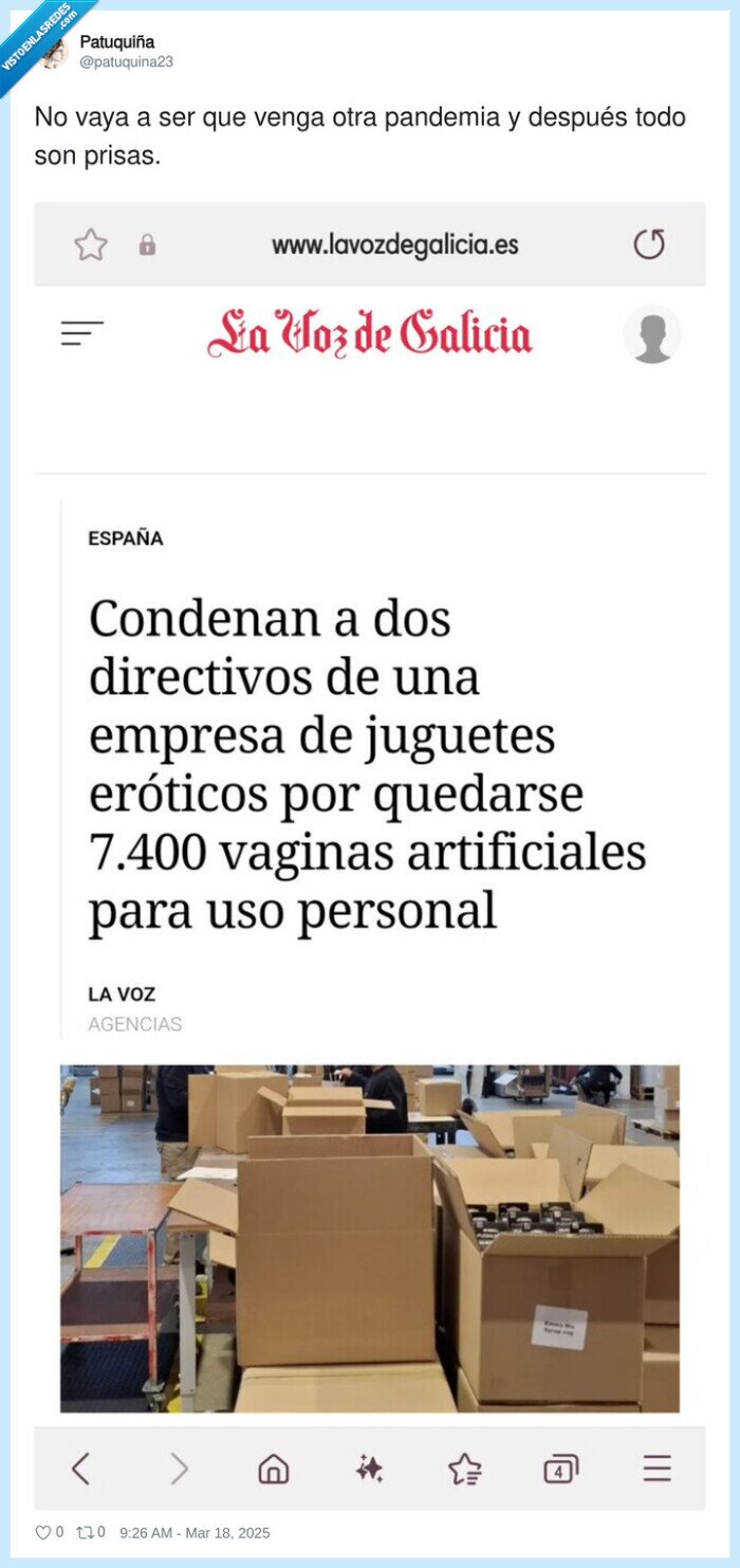 va ginas,uso personal,directivos