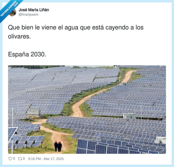 olivares,lluvia,agua,placas solares,españa