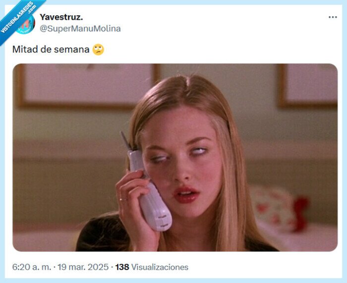 mitad,semana,miércoles,mean girls