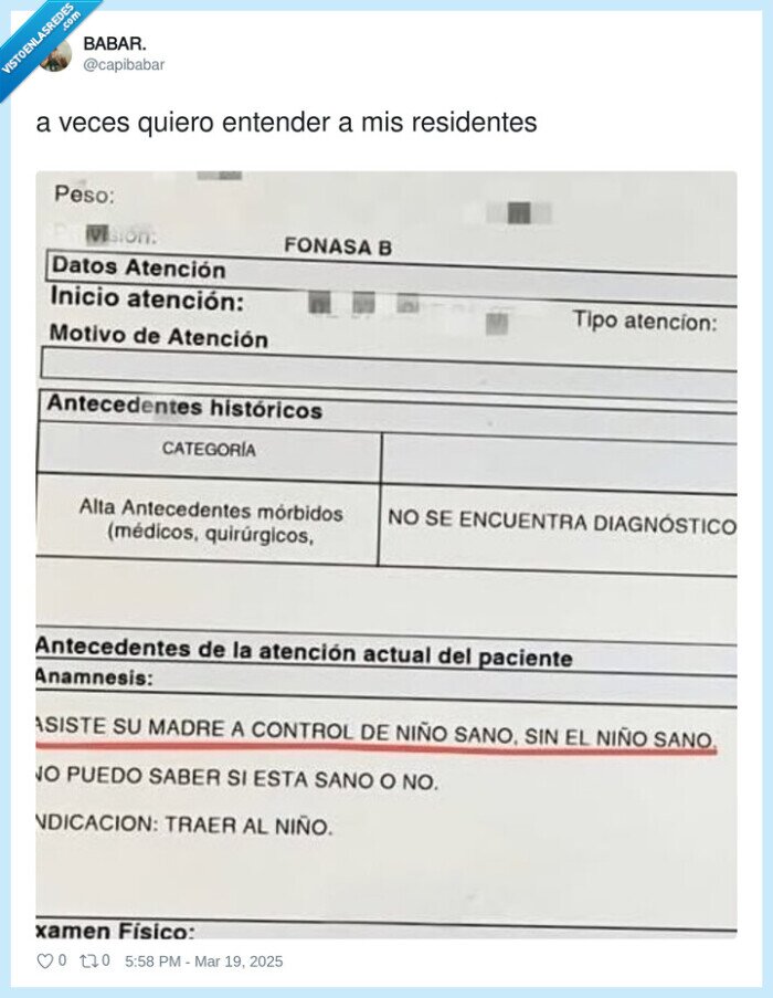 control,niño sano,sin niño