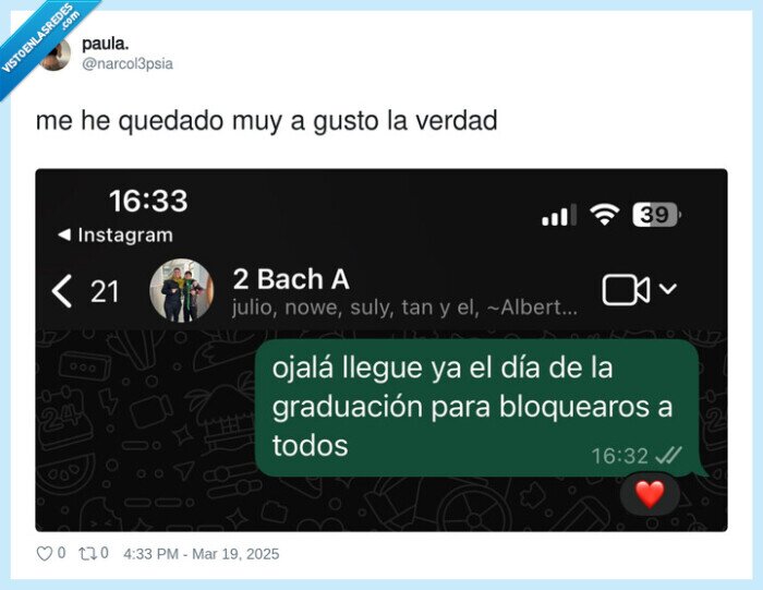 graduacion,bloquear,whatsapp,grupo,bachillerato